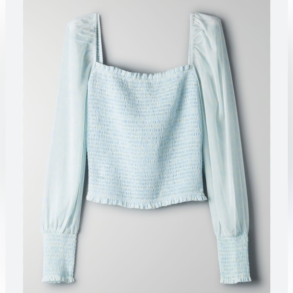 WILFRED Saga Blouse Aritzia Size S Like New Condition